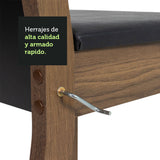 Juego Comedor Madesa Cali Mesa Tablero Madera 4 Sillas M/N