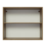 Alacena Madesa Glamy 80 cm 2 Puertas Marrón/Blanco