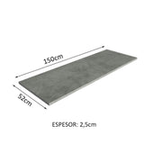 Mesón para Mueble de Cocina 150 cm Madesa Gris