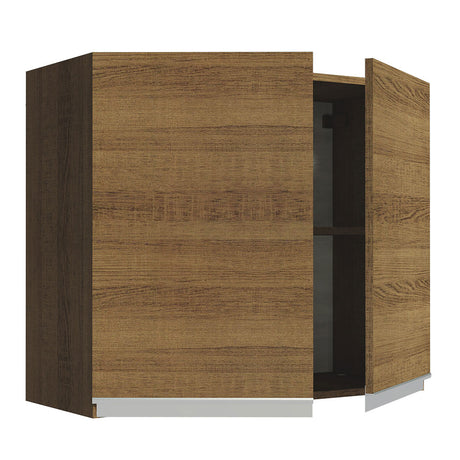 Alacena Madesa Glamy 80 cm 2 Puertas Marrón