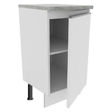 Mueble de Cocina Madesa Glamy 40 cm 1 Puerta Blanco