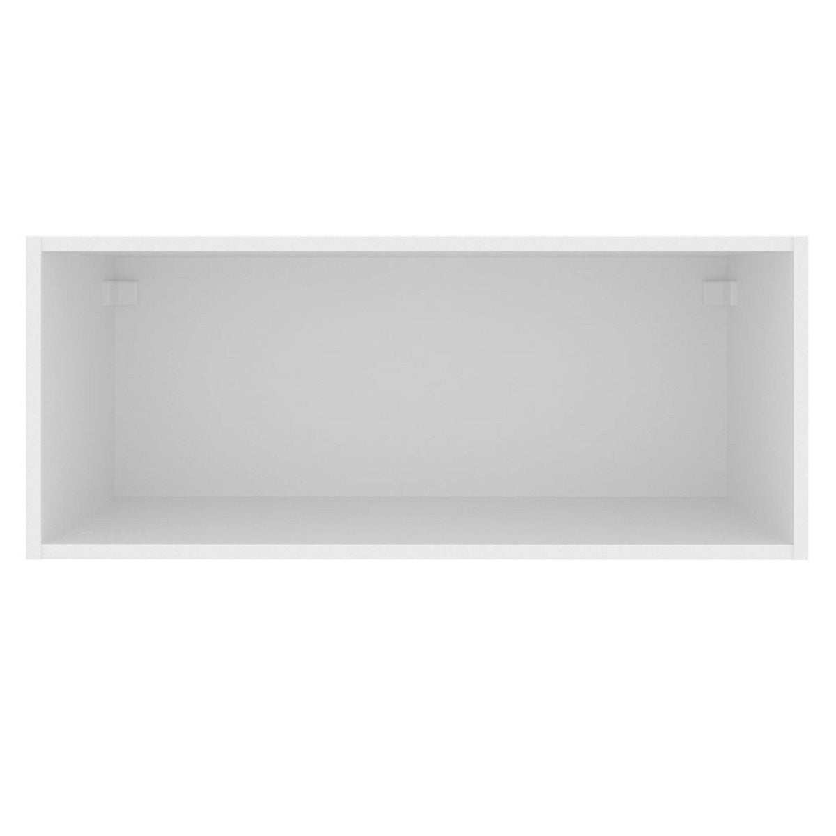 Alacena Madesa Glamy 80 cm 1 Puerta Basculante Blanco/Marrón