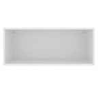 Alacena Madesa Glamy 80 cm 1 Puerta Basculante Blanco/Marrón