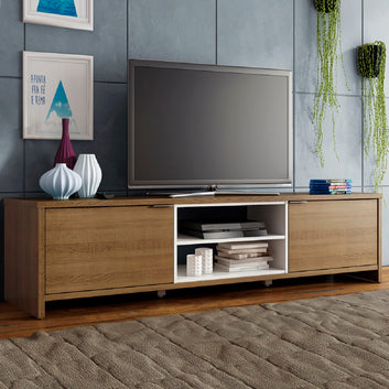 Mueble para TV Metz Hasta 80 Pulgadas Marrón