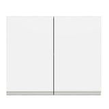 Alacena Madesa Glamy 80 cm 2 Puertas Marrón/Blanco