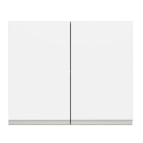 Alacena Madesa Glamy 80 cm 2 Puertas Marrón/Blanco