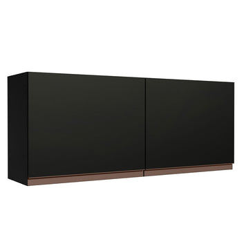 Gabinete Superior 120 cm 2 Puertas Negro Reims Madesa 02