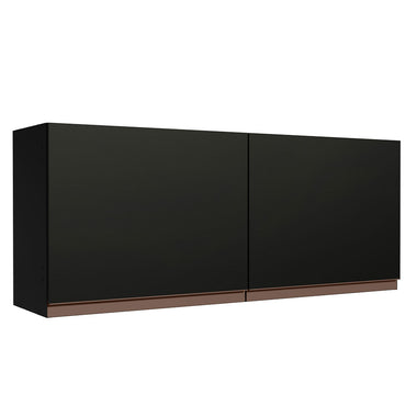Gabinete Superior 120 cm 2 Puertas Negro Reims Madesa