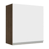 Alacena Madesa Glamy 60 cm 1 Puerta Marrón/Blanco