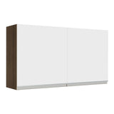 Alacena Madesa Glamy 120 cm 2 Puertas Marron/Blanco