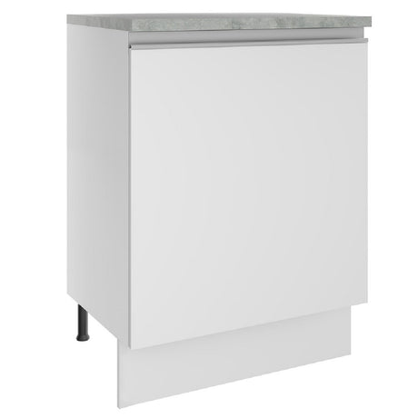 Mueble de Cocina 60 cm Con 1 Puerta Blanco Glamy Madesa