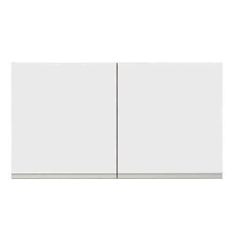 Alacena Madesa Glamy 120 cm 2 Puertas Marron/Blanco