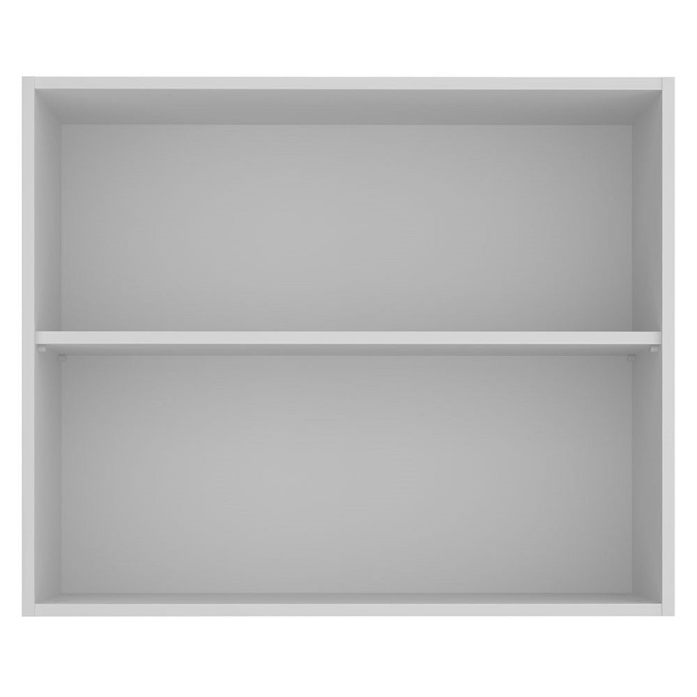 Alacena Madesa Glamy 80 cm 1 Puerta Basculante Blanco/Marrón