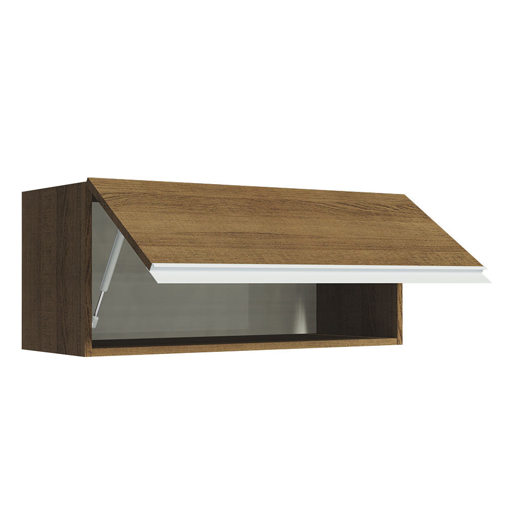 Alacena Madesa Glamy 80 cm 1 Puerta Basculante Marrón