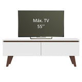 Mueble para TV Madesa Le Mans Hasta 55 Pulgadas Blanco