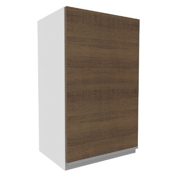 Gabinete Superior 40 cm 1 Puerta Blanco/Marrón Glamy Madesa