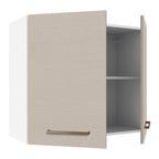 Alacena 70 cm 2 Puertas Blanco/Crema Agata Madesa