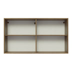 Alacena Madesa Glamy 120 cm 2 Puertas Marron/Blanco