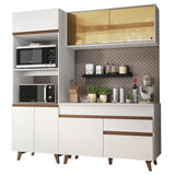 Cocina Integral 190 cm Blanco Reims 02