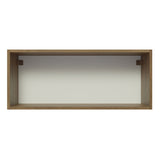 Alacena Madesa Glamy 80 cm 1 Puerta Basculante Marrón/Blanco