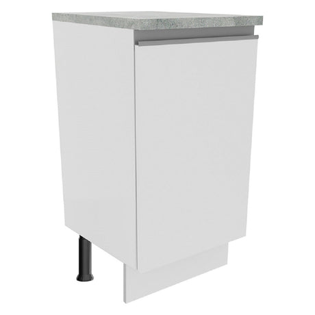 Mueble de Cocina Madesa Glamy 40 cm 1 Puerta Blanco