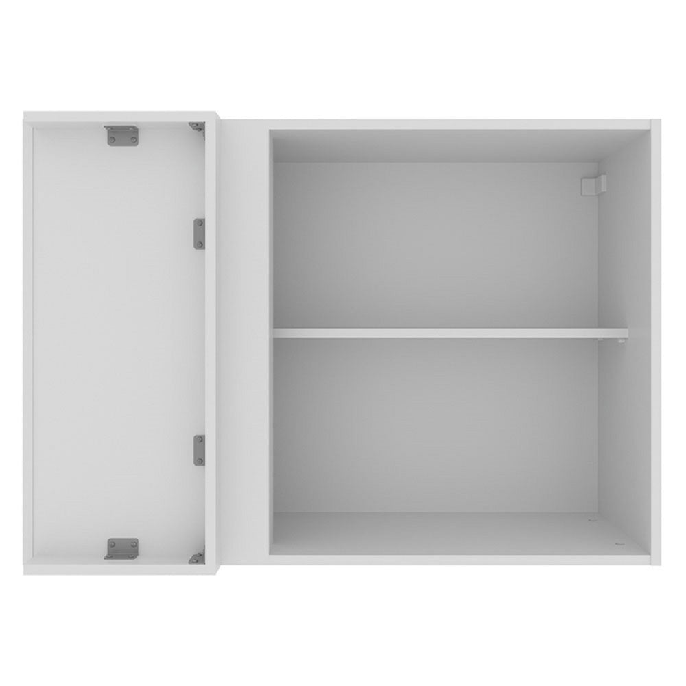 Alacena de Esquina Madesa Glamy 1 Puerta Blanco