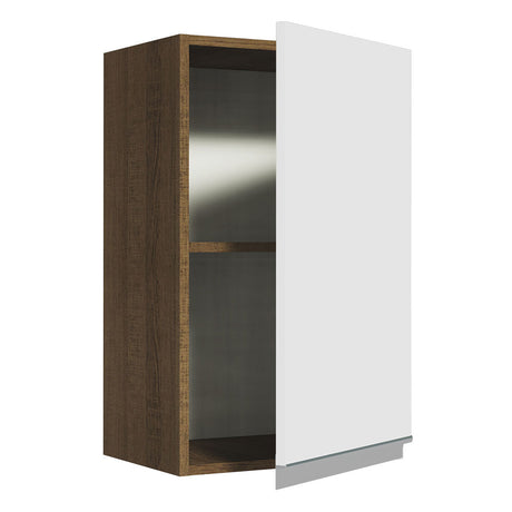 Alacena Madesa Glamy 40 cm 1 Puerta Marrón/Blanco