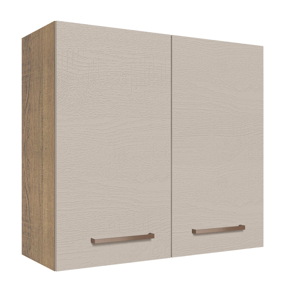 Alacena 70 cm 2 Puertas Marrón/Crema Agata Madesa