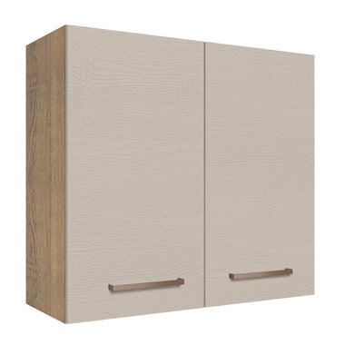 Alacena 70 cm 2 Puertas Marrón/Crema Agata Madesa