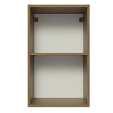 Alacena Madesa Glamy 40 cm 1 Puerta Marrón/Blanco