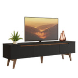 Mueble para TV Madesa Reims Hasta 75 Pulgadas Negro