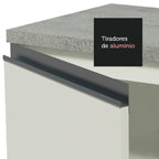 Mueble de Cocina 60 cm Con 1 Puerta Blanco Glamy Madesa