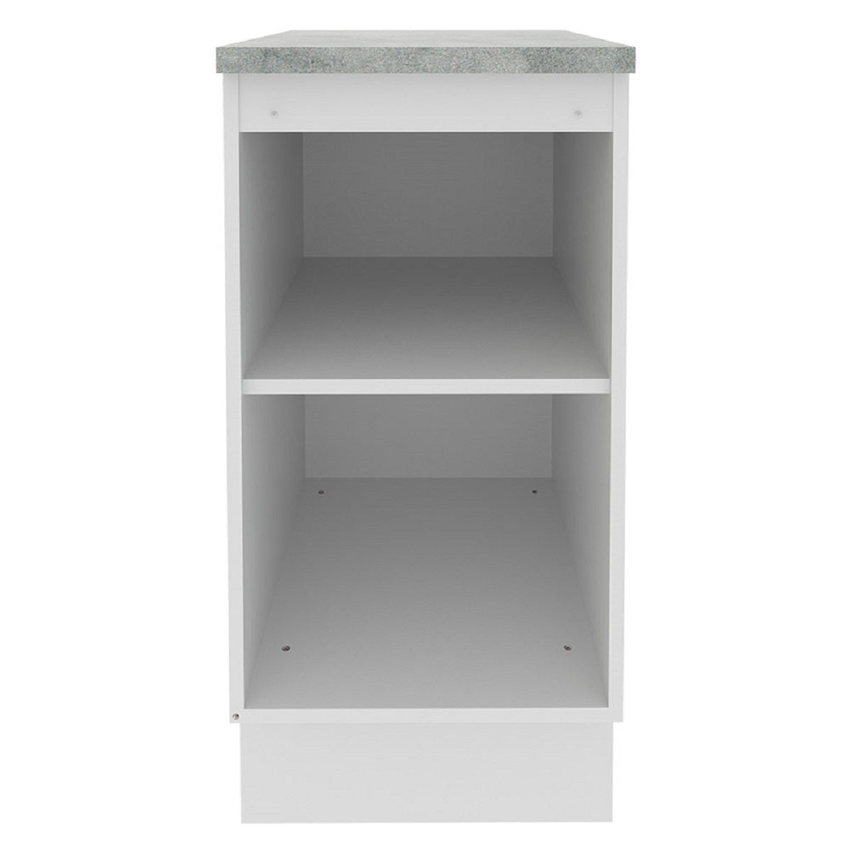 Mueble de Cocina Madesa Glamy 40 cm 1 Puerta Blanco/Marrón