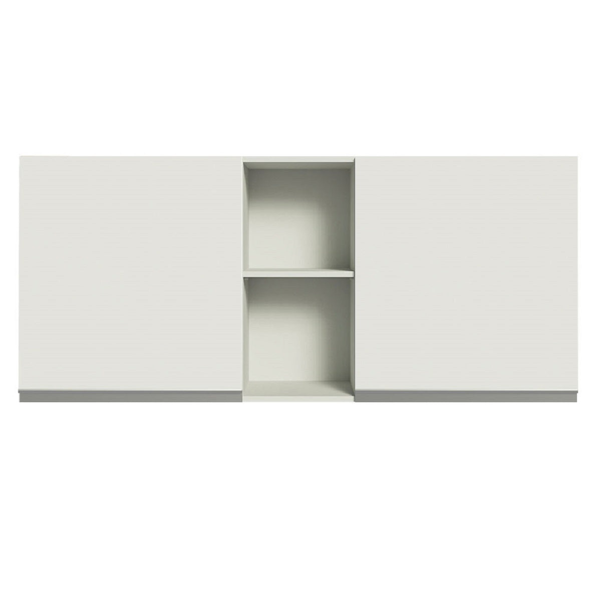 Alacena 150 cm 2 Puertas 2 Nichos Blanco Glamy Madesa