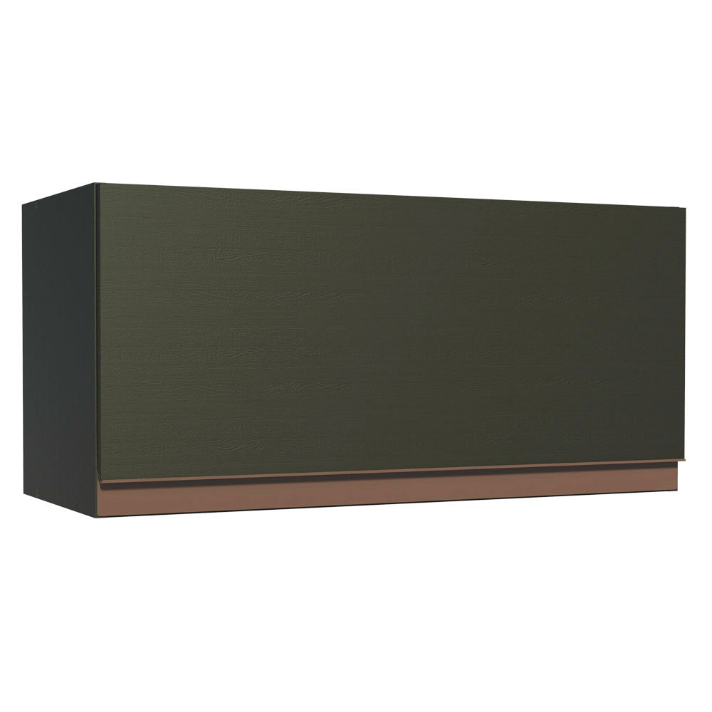 Gabinete Superior 70 cm 1 Puerta Abatible Negro Reims Madesa