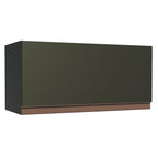 Gabinete Superior 70 cm 1 Puerta Abatible Negro Reims Madesa