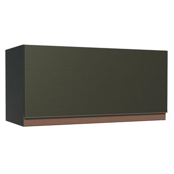 Gabinete Superior 70 cm 1 Puerta Abatible Negro Reims Madesa