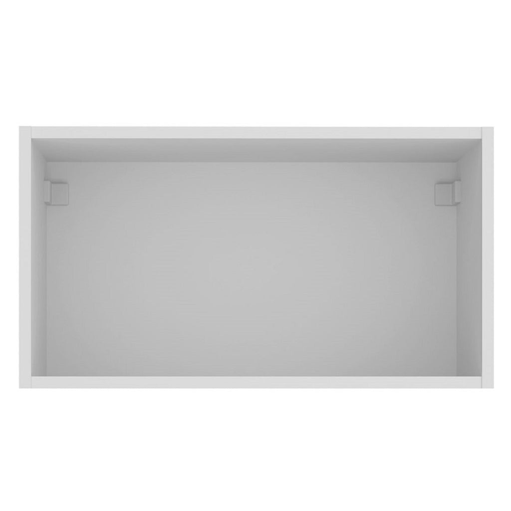 Alacena 60 cm 1 Puerta Basculante Blanco/Marrón Glamy Madesa