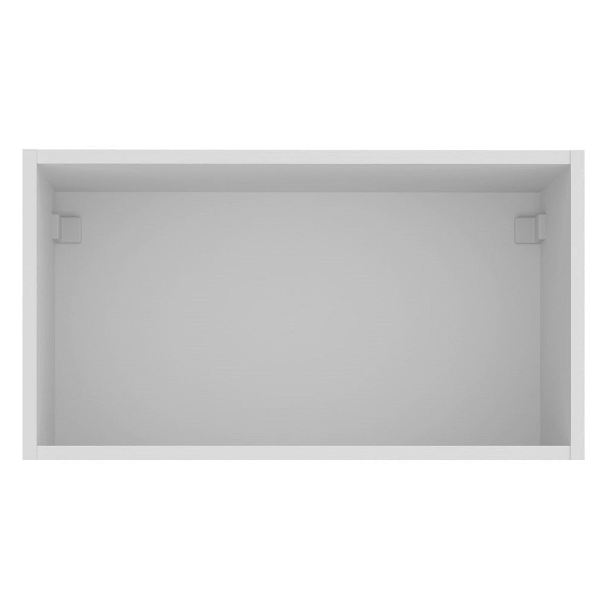 Alacena 60 cm 1 Puerta Basculante Blanco/Marrón Glamy Madesa