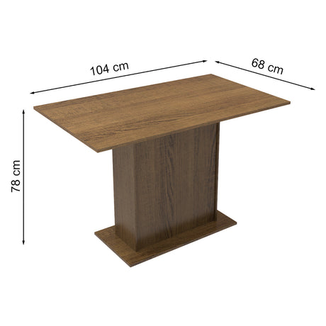 Mesa de Comedor Madesa con Tablero de Madera 5329