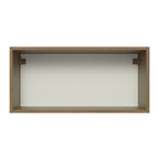 Alacena Madesa Glamy 70 cm 1 Puerta Basculante Marrón/Blanco