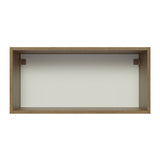 Alacena Madesa Glamy 70 cm 1 Puerta Basculante Marrón/Blanco