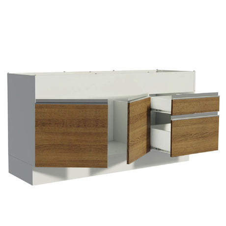 Mueble de Cocina Madesa 2 Cajones 2 Puertas 150 Cm