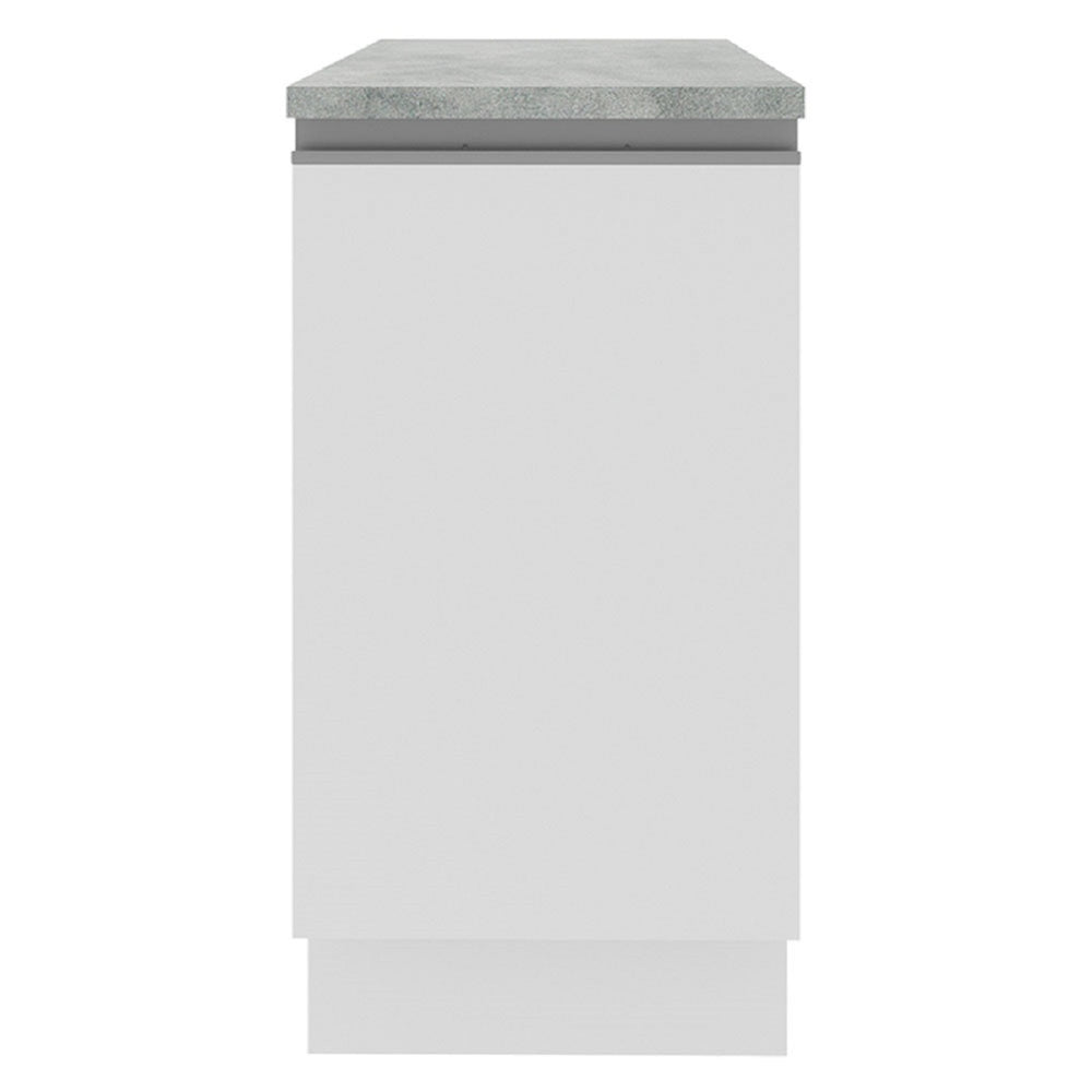 Mueble de Cocina Madesa Glamy 40 cm 1 Puerta Blanco