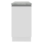 Mueble de Cocina Madesa Glamy 40 cm 1 Puerta Blanco