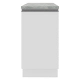 Mueble de Cocina Madesa Glamy 40 cm 1 Puerta Blanco