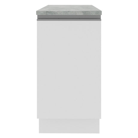 Mueble de Cocina Madesa Glamy 40 cm 1 Puerta Blanco