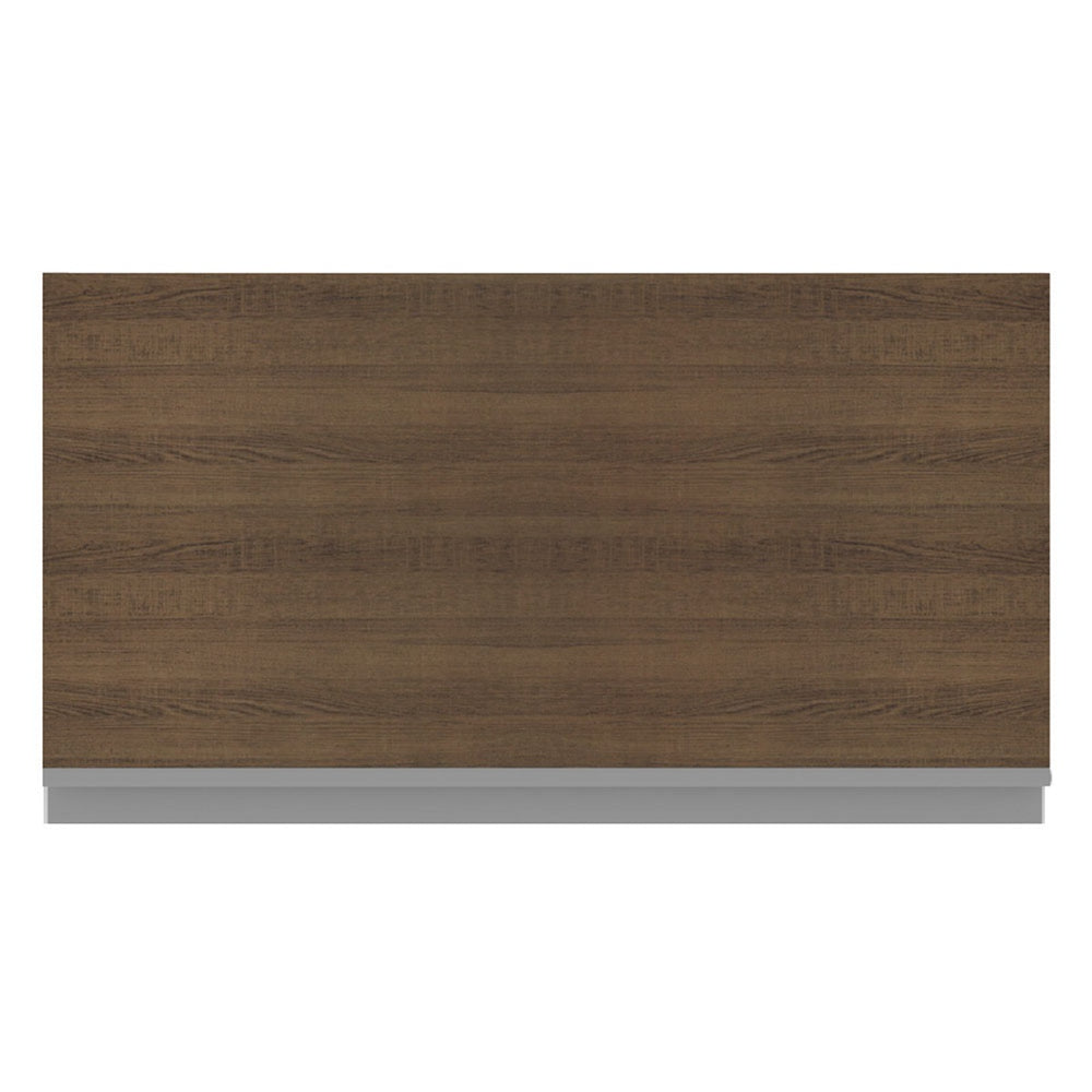 Alacena 60 cm 1 Puerta Basculante Blanco/Marrón Glamy Madesa