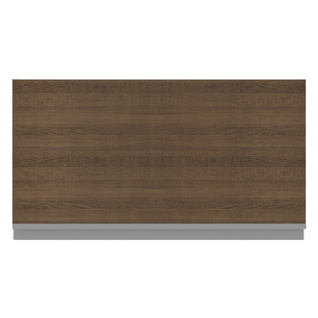 Alacena 60 cm 1 Puerta Basculante Blanco/Marrón Glamy Madesa
