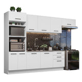 Cocina Integral 330cm Blanco Agata 01